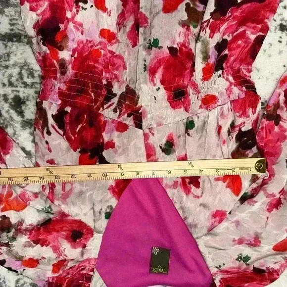 Women's Taylor Floral Dress Size Unspecified/See pics for measurement/Pink White - Picture 9 of 16